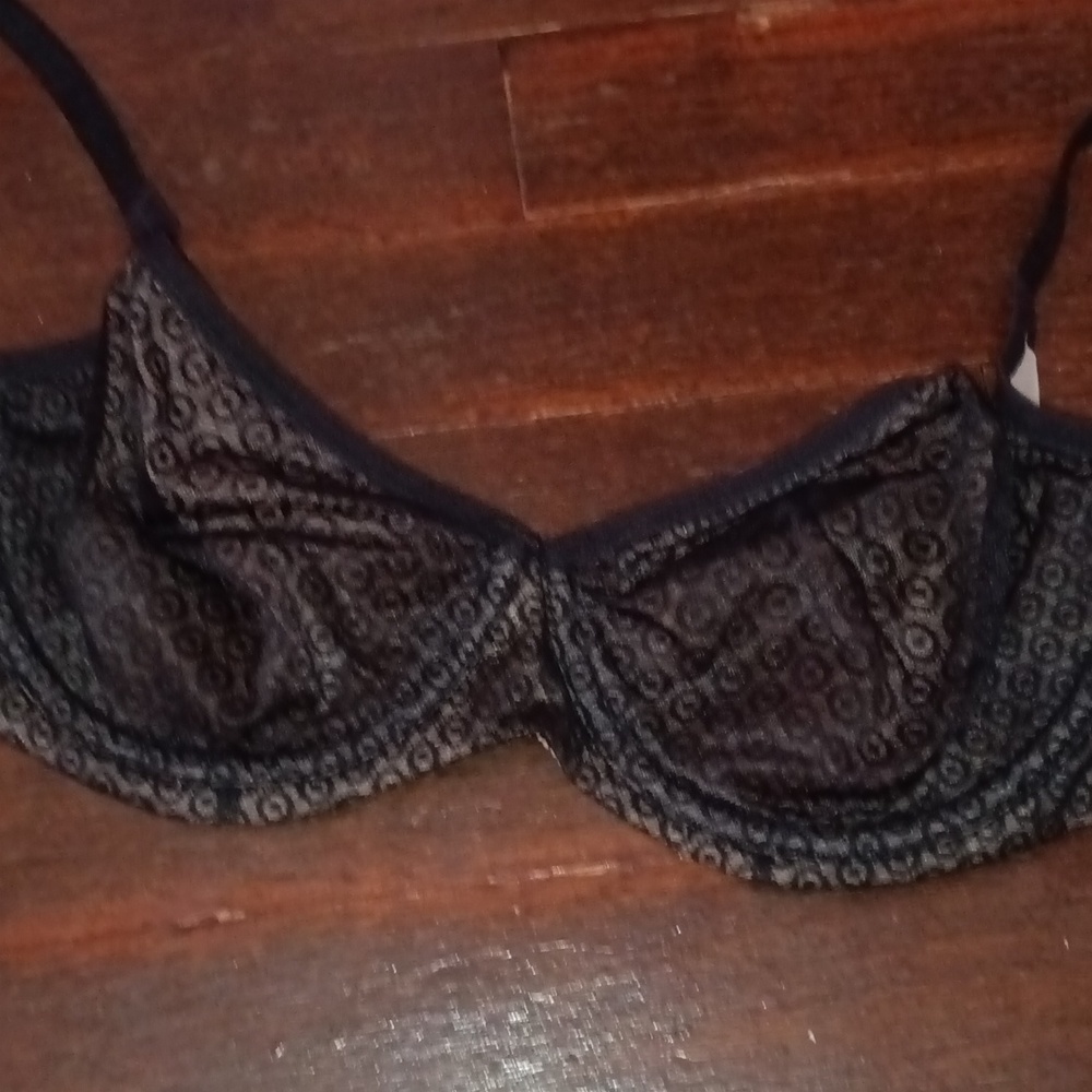 NWT Victoria Secret Sheer Mesh Thin lined Underwire Bra 34D